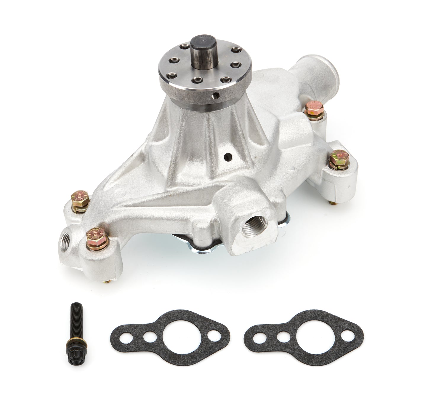 Jones Racing Products Water Pump SBC w. 3/8 Aux. Ports & Cam Stop Water Pumps Water Pumps - Mechanical main image