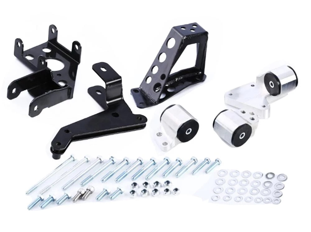 PrivateLabelMfg Precision Works Engine Mount Kit - K-Swap EG Civic DC2 Integra