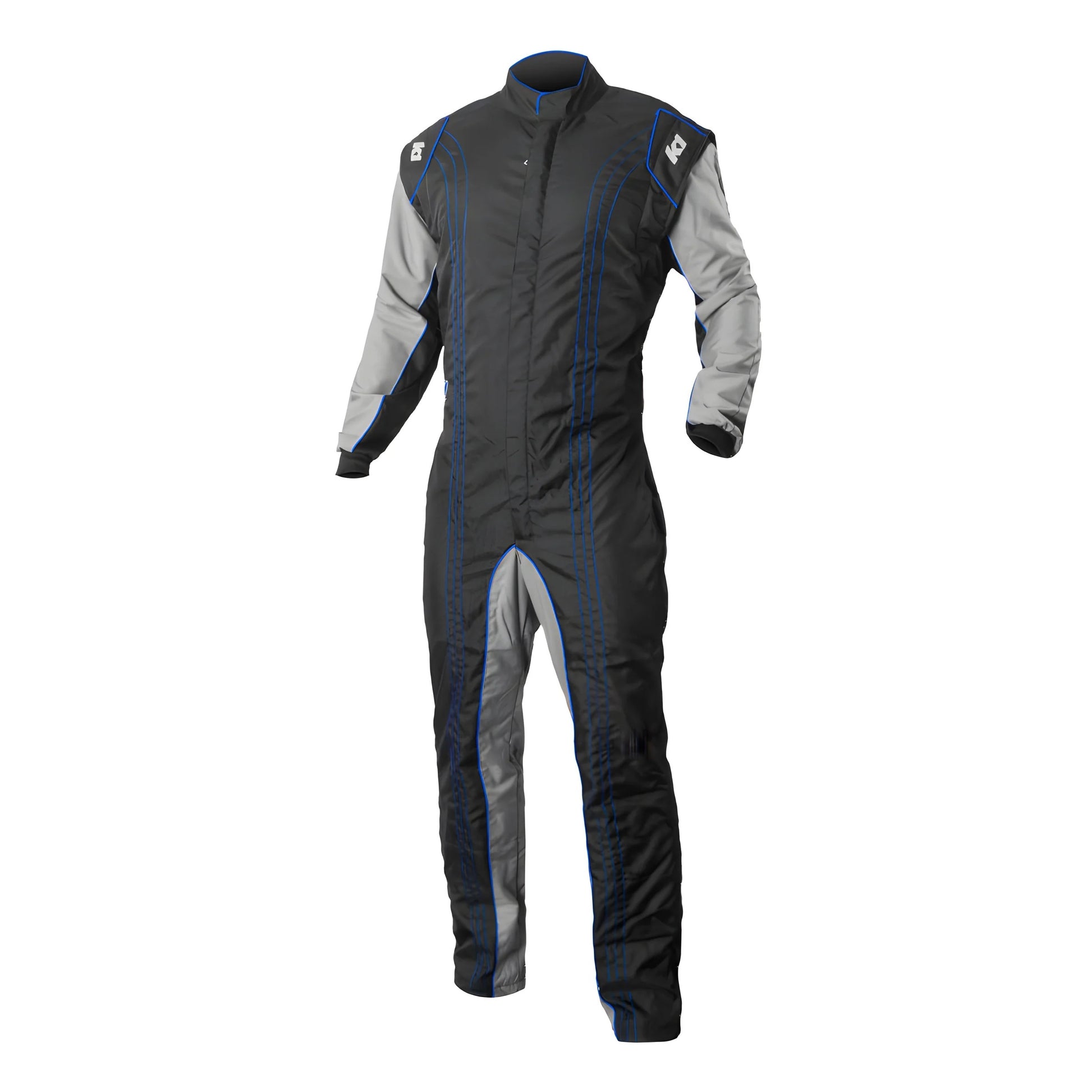 K1 RACEGEAR Suit Karting GK2 Youth 3X-Small Black/Blue Safety Equipment Safety Clothing main image