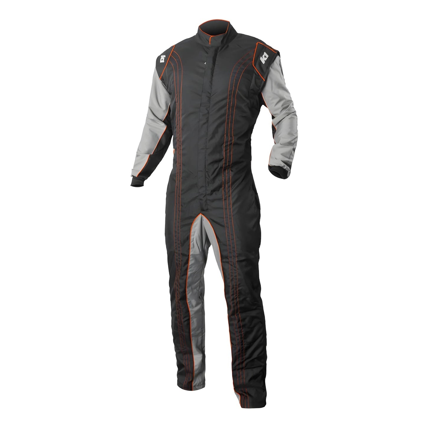 K1 RACEGEAR Suit Karting GK2 Adult Large Black/Orange Safety Equipment Safety Clothing main image