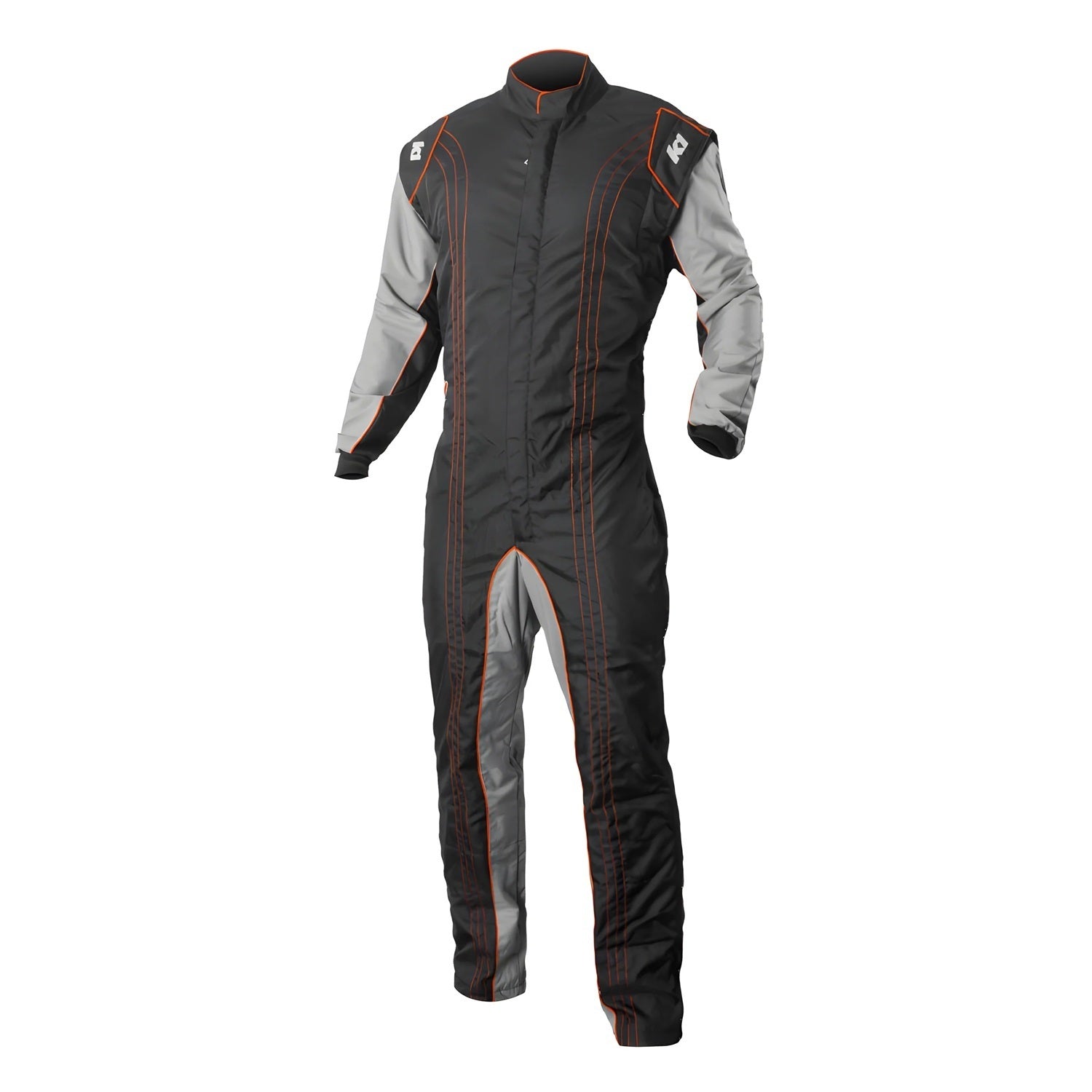 K1 RACEGEAR Suit Karting GK2 Adult Large/XL Black/Orange Safety Equipment Safety Clothing main image