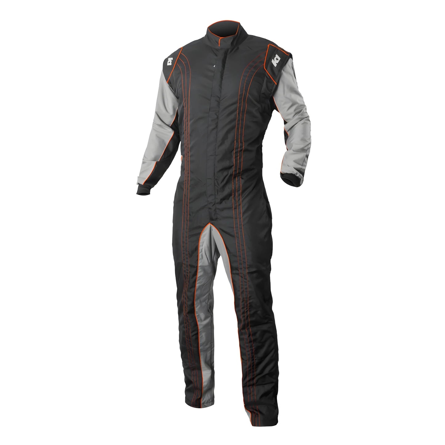 K1 RACEGEAR Suit Karting GK2 Adult Small Black/Orange Safety Equipment Safety Clothing main image