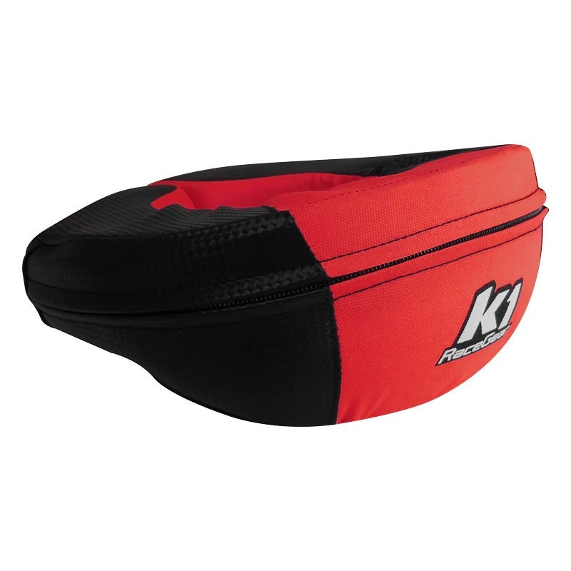 K1 RACEGEAR Neck Collar Karting Adult Carbon / Red Safety Equipment Safety Restraints main image