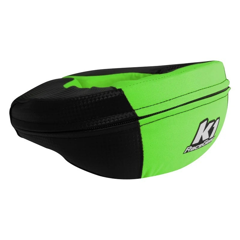 K1 RACEGEAR Neck Collar Karting Junior Carbon / Green Safety Equipment Safety Restraints main image