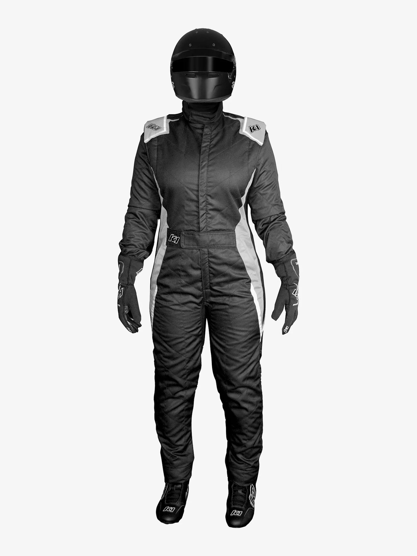 K1 RACEGEAR Suit Layla Black / Grey X-Large SFI 3.2A/5 Safety Equipment Safety Clothing main image