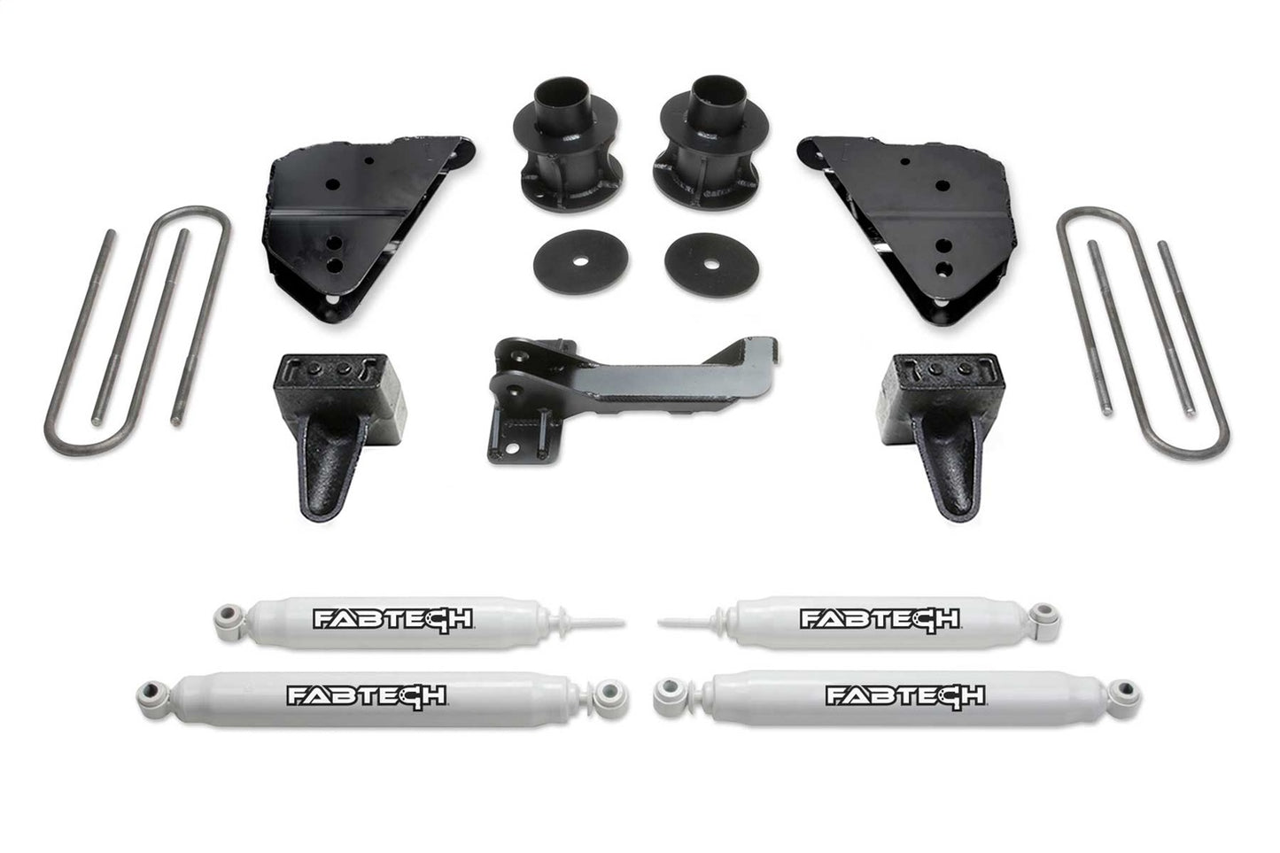 Fabtech 23-24 Ford F250/350 4WD 4in Budget System w/ Performance Shocks K2404
