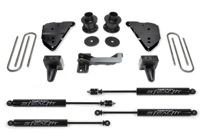 Fabtech 23-24 Ford F250/350 4WD 4in Budget System w/ Stealth Monotube Shocks K2404M