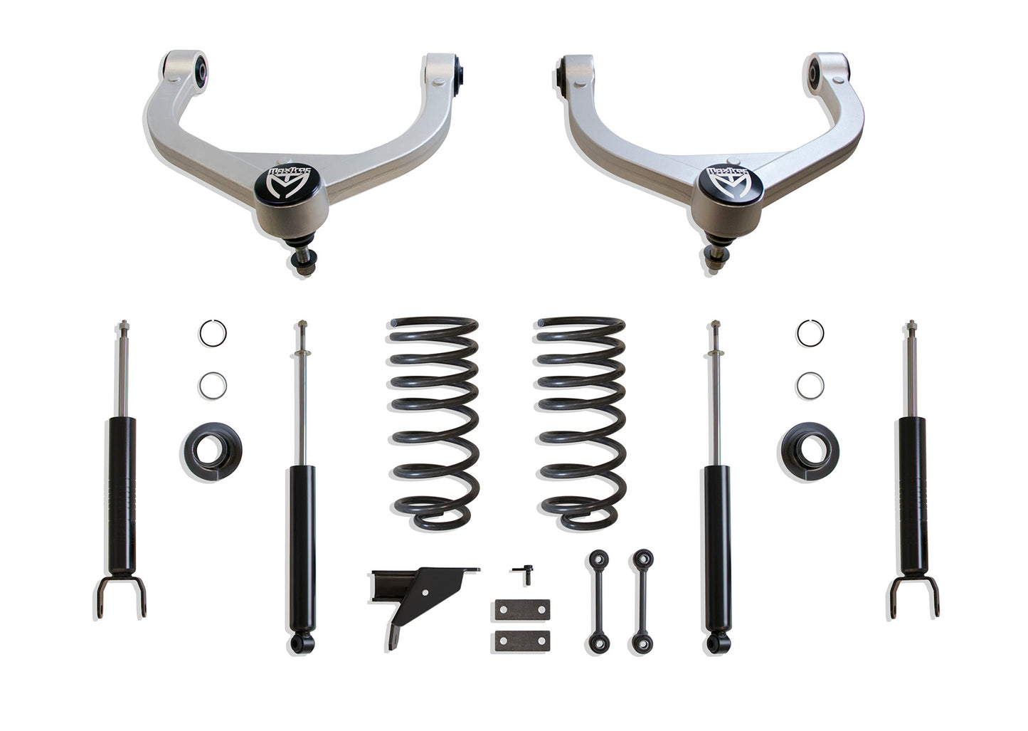 Maxtrac - 19-23 Dodge RAM 1500 2WD/4WD 2/4in Lowering Kit W/Camber Arms  K332724A