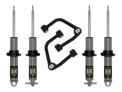 ICON 2021+ Ford Bronco Hoss 1.0 Pkg Stage 2 Suspension System Tubular (1.5 - 3in Lift)  K40002T