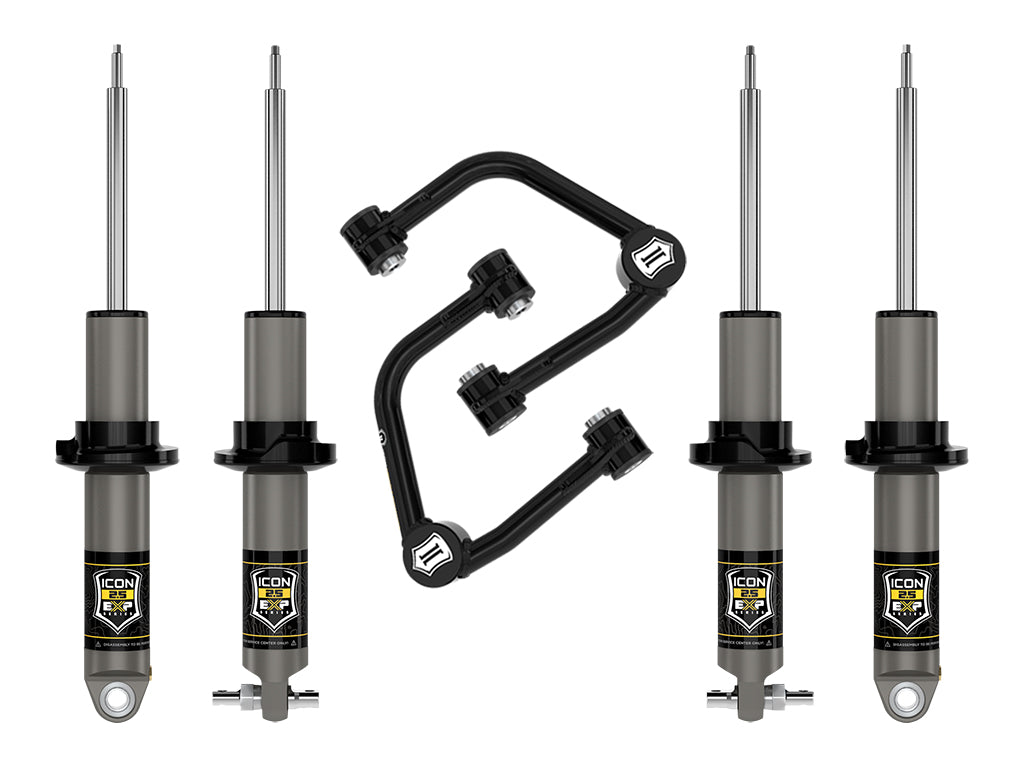 ICON 2021+ Ford Bronco Hoss 2.0 Pkg Stage 2 Suspension System Tubular UCA (2- 3in Lift) K40012T
