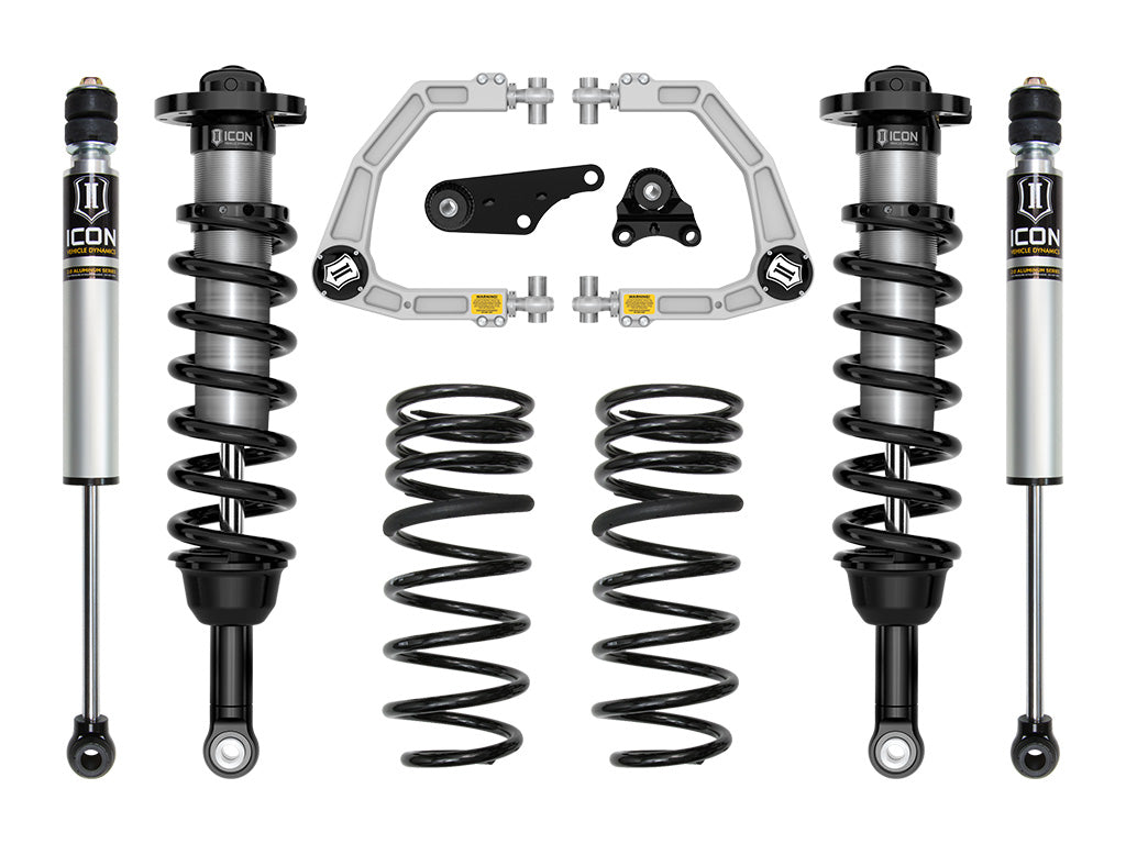 ICON 2024+ ToyotaTacoma 1.25-3in Stage 2 Suspension System Billet w/Triple Rate Springs K53292S