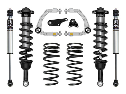 ICON 2024+ ToyotaTacoma 1.25-3in Stage 2 Suspension System Billet w/Triple Rate Springs K53292S