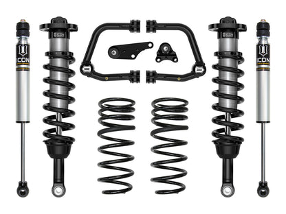 ICON 2024 Toyota Tacoma 1.25-3in Stage 2 Tubular Suspension System w/ Triple Rate Springs K53292TS