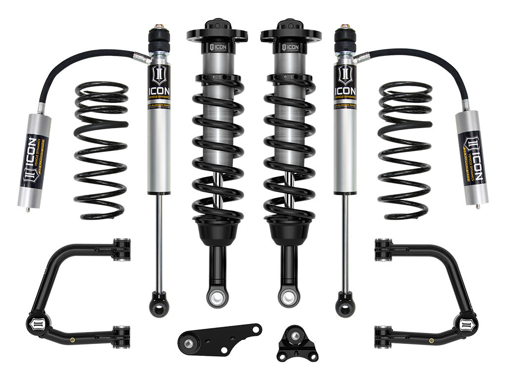 ICON 2024+ Toyota Tacoma 1.25in-3in Stage 3 Suspension System Tubular w/ Triple Rate Spring K53293TS