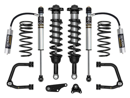 ICON 2024+ Toyota Tacoma 1.25in-3in Stage 3 Suspension System Tubular w/ Triple Rate Spring K53293TS
