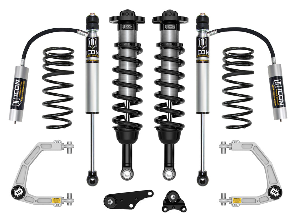 ICON 2024+ Toyota Tacoma 1.25-3in Stage 3 Suspension System w/ Billet Overland Rear Coils K53293X