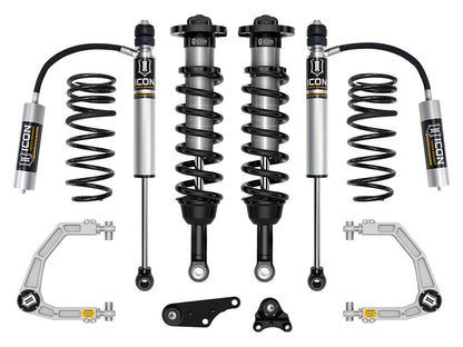 ICON 2024+ Toyota Tacoma 1.25-3in Stage 3 Suspension System w/ Billet Overland Rear Coils K53293X