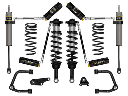 ICON 2024+ Toyota Tacoma 1.25in-3in Stage 5 Suspension System Tubular w/ Triple Rate Spring K53295TS