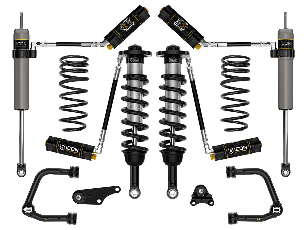 ICON 24 TACOMA 1.25-3" STAGE 5 SUSPENSION SYSTEM TUBULAR OVERLAND REAR COILS K53295TX