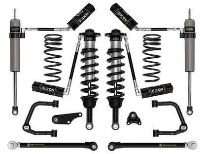 ICON 24 TACOMA 1.25-3" STAGE 7 SUSPENSION SYSTEM TUBULAR OVERLAND REAR COILS K53297TX