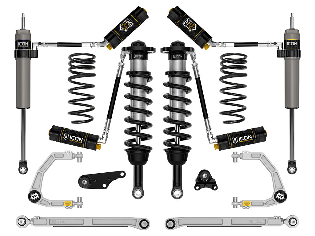 ICON 24 TACOMA 1.25-3" STAGE 8 SUSPENSION SYSTEM BILLET OVERLAND REAR COILS K53298X