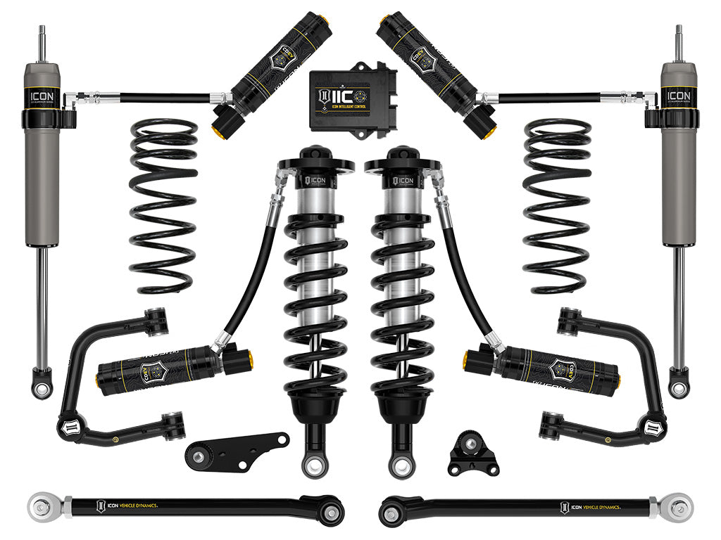 ICON 2024+ Toyota Tacoma 1.25in-3in Stage 10 Suspension System Tubular w/ Triple Rate Spring K53300TS
