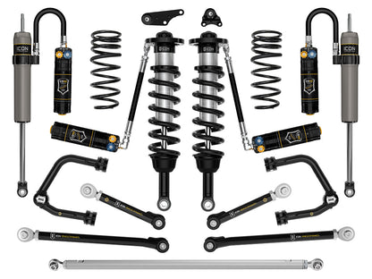ICON 24 TACOMA 1.25-3" STAGE 12 SUSPENSION SYSTEM TUBULAR OVERLAND REAR COILS K53302TX