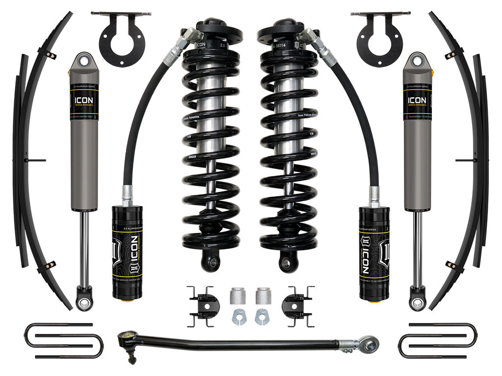 ICON 17-23 Ford F-250/F-350 2.5-3in Stage 2 Coilover Conversion System w/ Expansion Pack K63142L