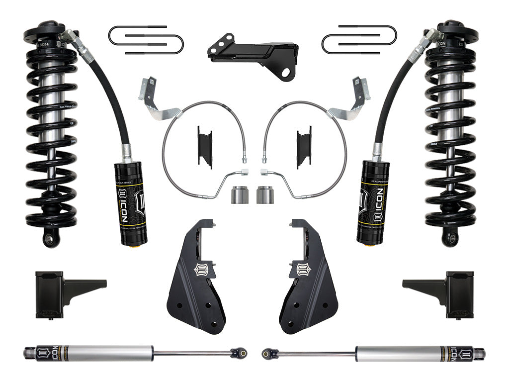 ICON 23-25 Ford F-250/F-350 Super Duty 4WD 4-5.5in Lift Stage Coilover Conversion System K63171