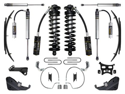 ICON 23-24 Ford F250/F350 Super Duty 4WD 4-5.5in Stage 2 Lift Coilover Conv System W/ Exp Packs K63172L