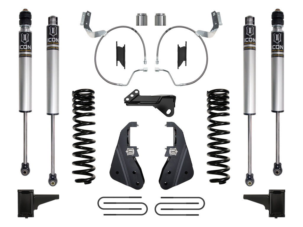 ICON 2023 Ford F-250/F-350 Super Duty 4WD Diesel 4.5in Lift Stage 1 Suspension System K64541