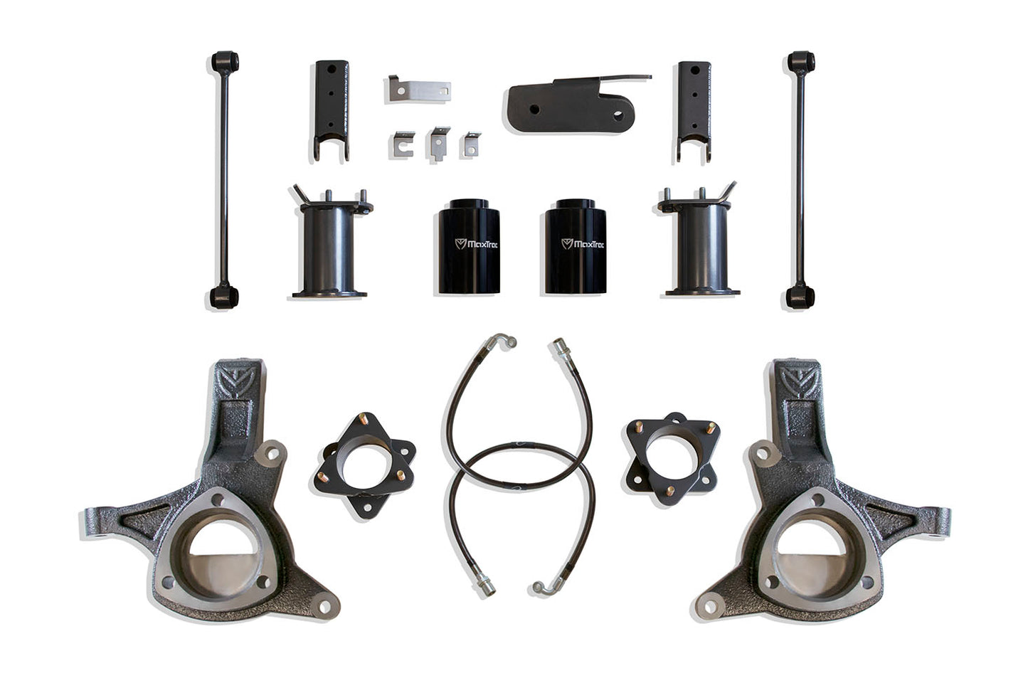Maxtrac 07-14 GM SUV (2WD )7.5in Lift Kit w/ Spindles & Strut Spacers.
 k881275