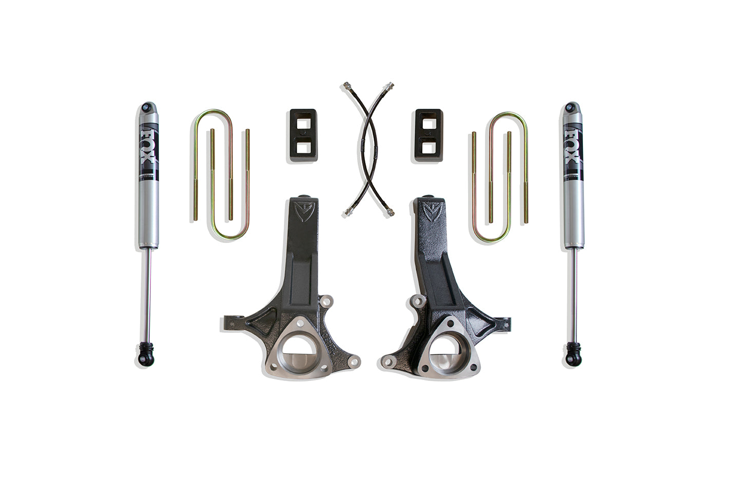 MaxTrac 02-08 Dodge RAM 1500 2WD 4.5in/2in MaxPro Elite Spindle Lift Kit w/FOX Shocks K882145F