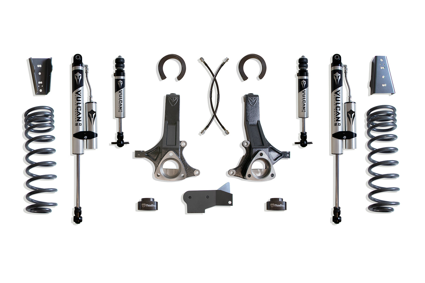 Maxtrac 09-24 Ram 1500 (5-LUG) 2WD 6.5? Lift Kit (Vulcan IFP Front/Vulcan Resevoir Shocks Rear)  K882465VR