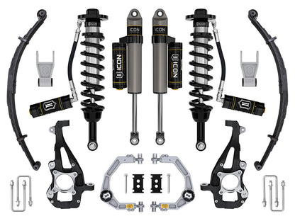 ICON 21-23 Ford F150 Tremor 4WD 3.5-4.5in Stage 3 Suspension Sys Billet UCA / Leaf Pack K93143L