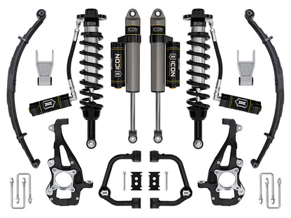 ICON 21-23 Ford F150 Tremor 4WD 3.5-4.5in Stage 3 Suspension Sys Tubular UCA / Leaf Pack K93143TL