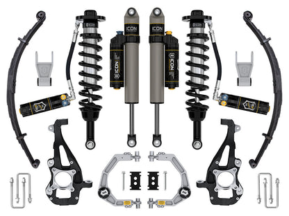 ICON 21-24 Ford F-150 4WD 2.5 Series Stage 4 Billet CDXS Suspension System w/ Leaf Pack K93144LD