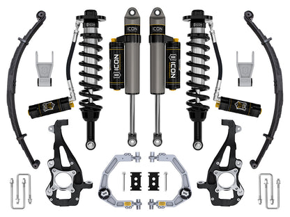 ICON 21-23 Ford F150 Tremor 4WD 3.5-4.5in Stage 4 Suspension Sys Billet UCA / Leaf Pack K93144L