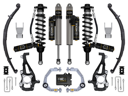 ICON 21-23 Ford F150 Tremor 4WD 3.5-4.5in Stage 5 Suspension Sys Billet UCA / Leaf Pack K93145L
