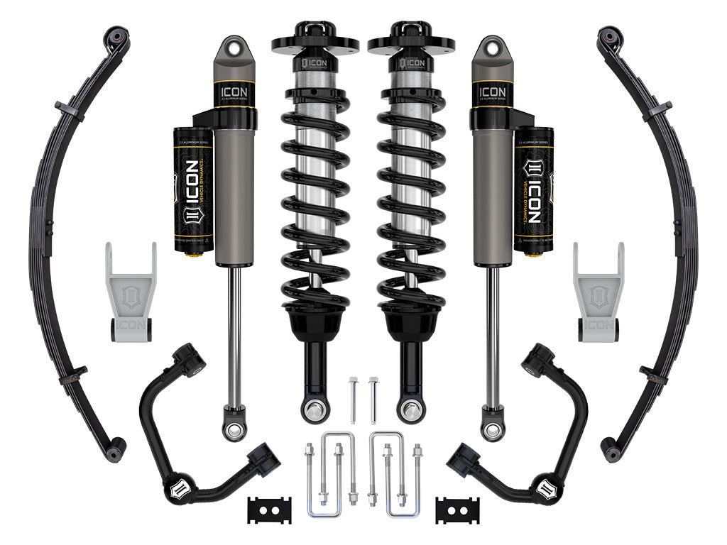 ICON 21-23 Ford F150 Tremor 4WD 2.5-3in Stage 2 Suspension Sys. - Tubular UCA K93162TL