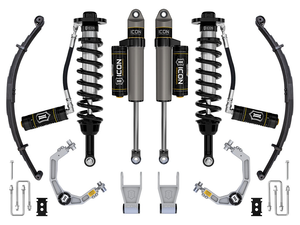 ICON 21-23 Ford F150 Tremor 4WD 2.5-3" Stage 3 Suspension Sys Billet UCA / Leaf Pack K93163L