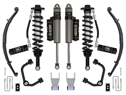 ICON 21-23 Ford F150 Tremor 4WD 2.5-3" Stage 3 Suspension Sys Tubular UCA / Leaf Pack K93163TL