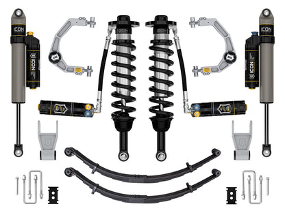 ICON 21-24 Ford F-150 Tremor 2.5 Series Billet CDXS Suspension System w/ Leaf Pack K93164LD