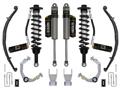 ICON 21-23 Ford F150 Tremor 4WD 2.5-3" Stage 4 Suspension Sys Billet UCA / Leaf Pack K93164L