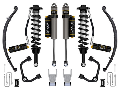 ICON 21-23 Ford F150 Tremor 4WD 2.5-3" Stage 4 Suspension Sys Tubular UCA / Leaf Pack K93164TL