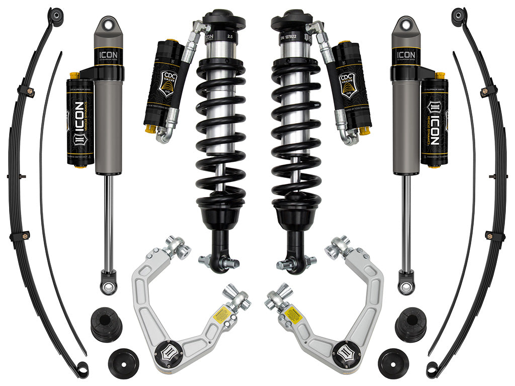 ICON 19-21 Ford Ranger 0-3.5in Stage 8 Suspension System w/ Billet UCA Alum Knuckle K93208A