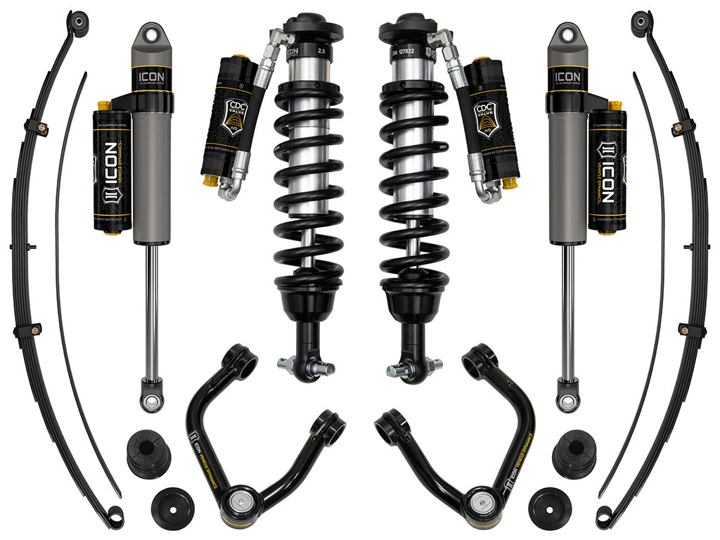 ICON 19-21 Ford Ranger 0-3.5in Stage 8 Suspension System w/ Tubular UCA Alum Knuckle K93208TA