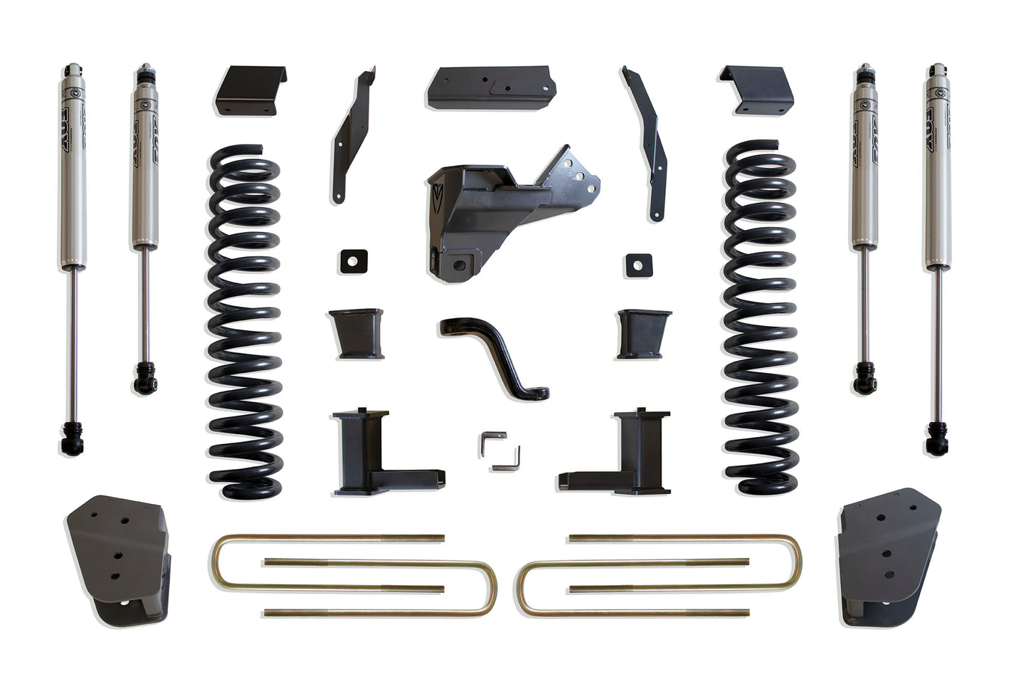 Maxtrac 8in MaxPro Kit w/ Radius Arm Brackets & FOX Shocks
 K943385F
