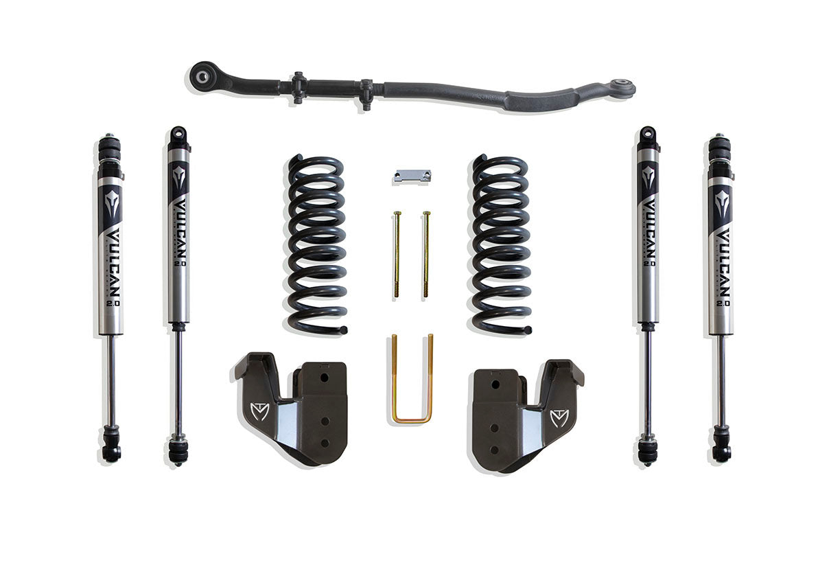Maxtrac 14-24 Dodge RAM 2500 4WD 2.5in Leveling Kit w/ Radius Arm Brackets & Vulcan 2.0 IFP Shocks K947225V