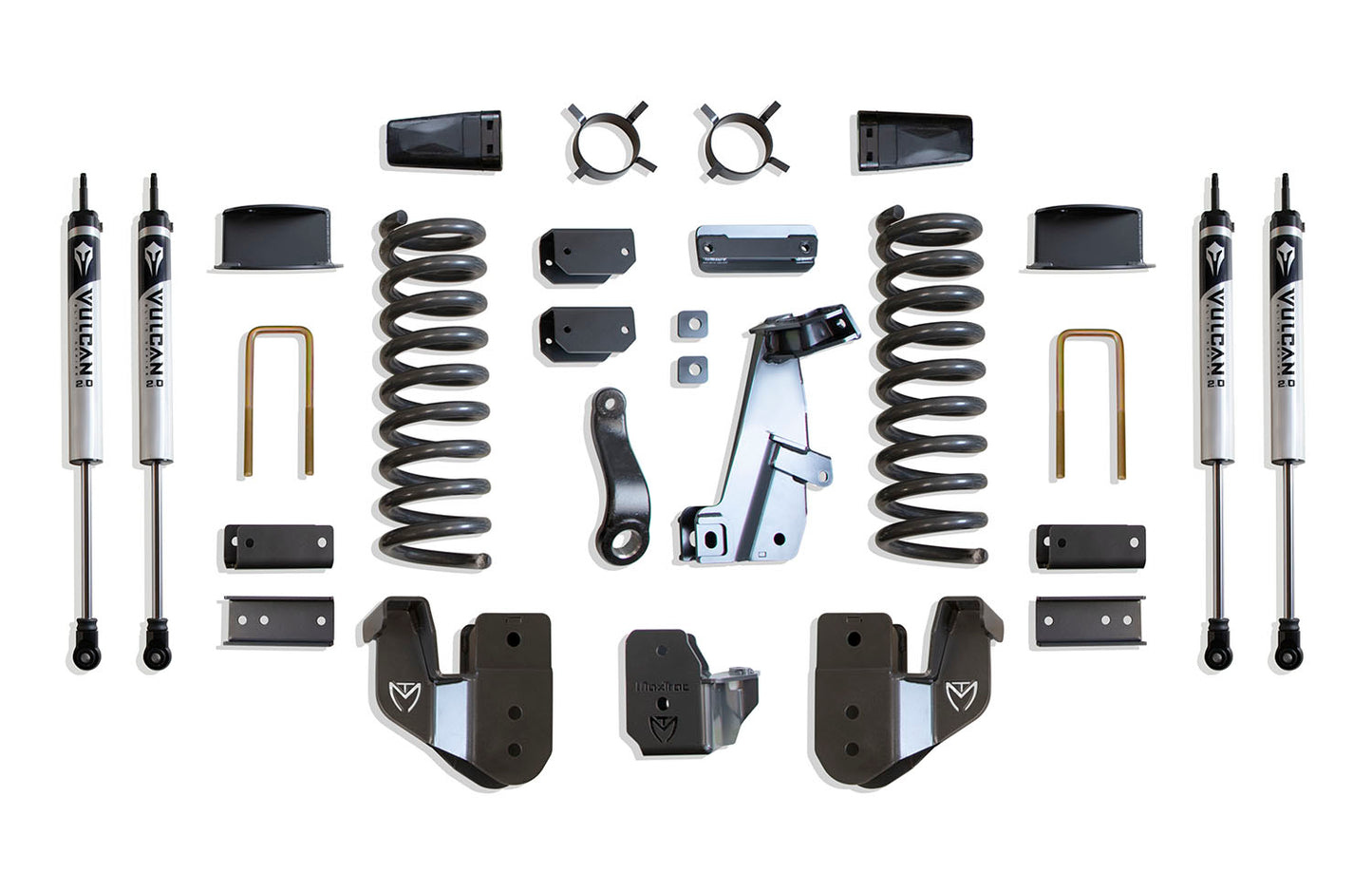 Maxtrac 14-18 Dodge RAM 2500 4WD 6in Lift Kit w/ Radius Arm Brackets & Vulcan 2.0 IFP Shocks K947263VA